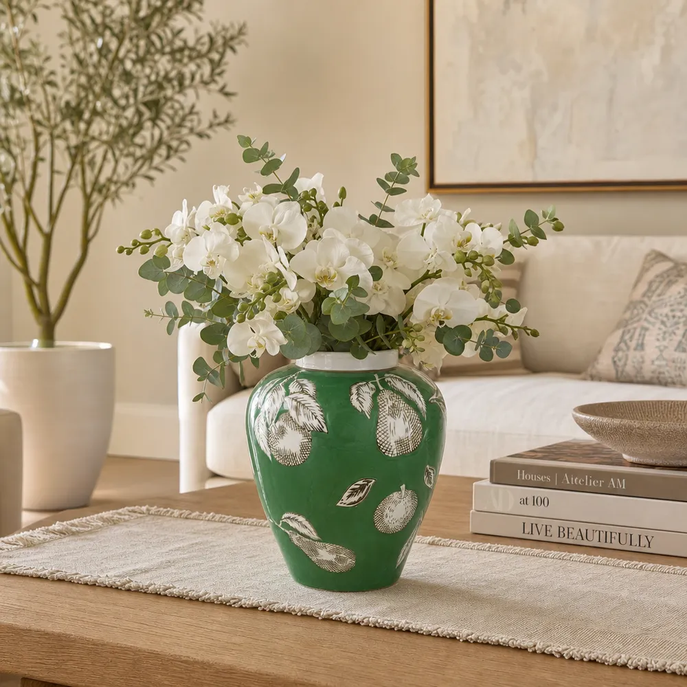 EDMONDLAND GREEN CHINOISERIE 8 (IN)