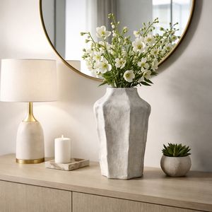 AVAWAY GRAY VASE 20 (IN) 12