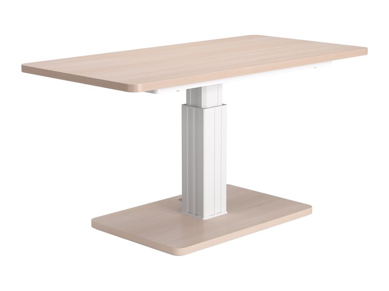 Brule Adjustable Dining Table Natural 6