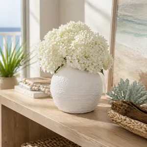 DENNINGHOLM WHITE VASE 7 (IN) 12