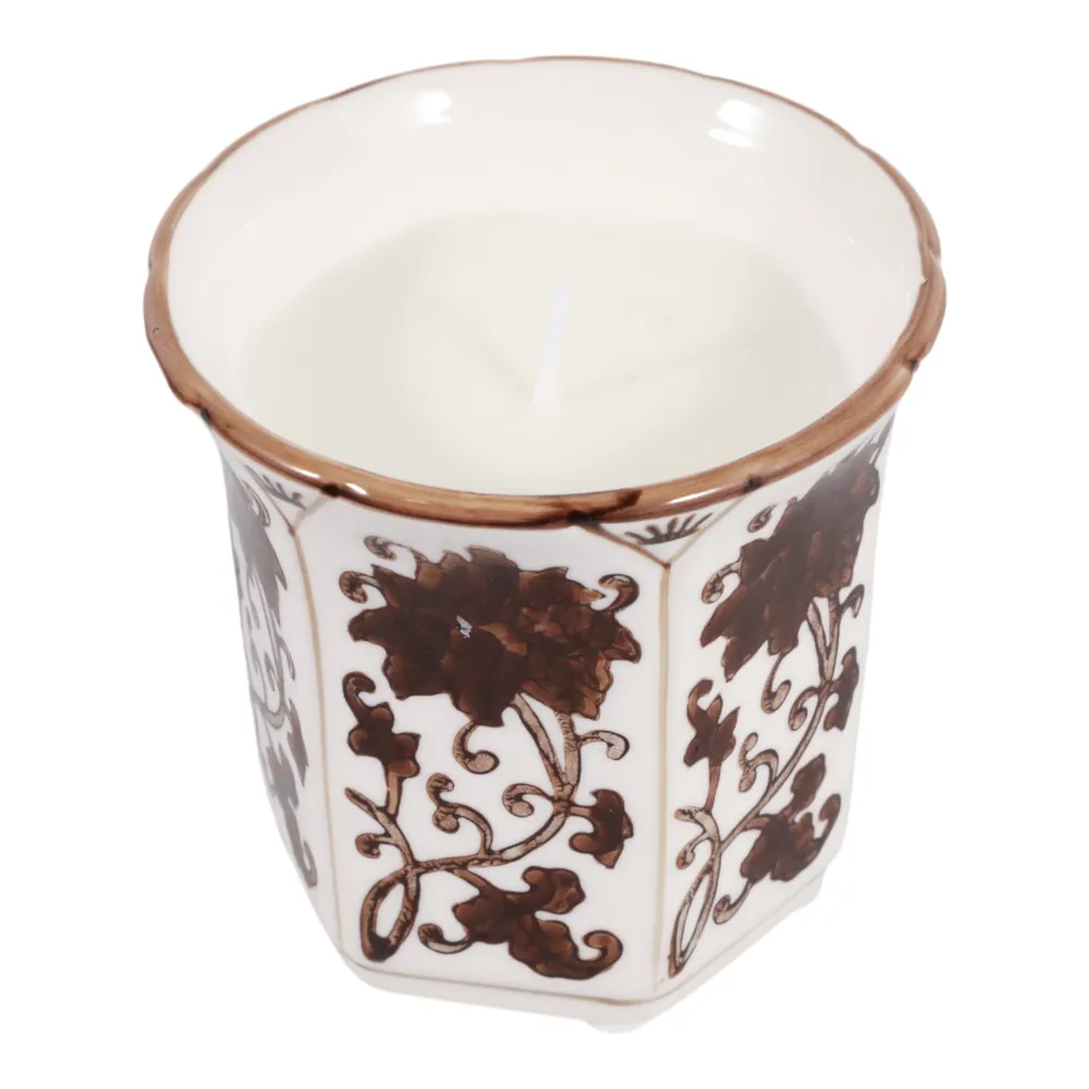 GREERWORTH BROWN CANDLE 4 (IN)