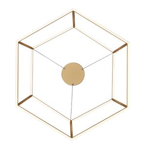 Minimalist 23.25'' Wide Integrated LED Chandelier - Soft Gold 6
