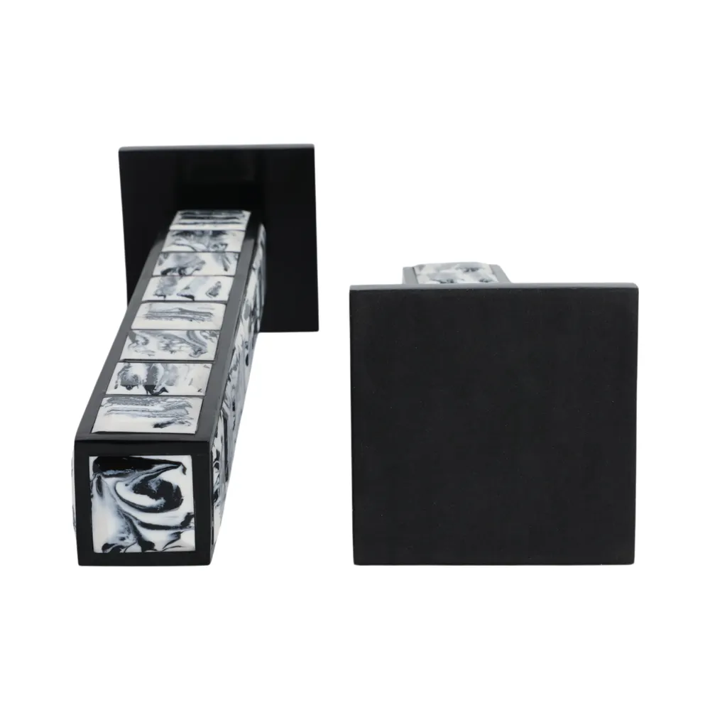 EATONHAM SET OF 2 BLACK DECOR 21 (IN)
