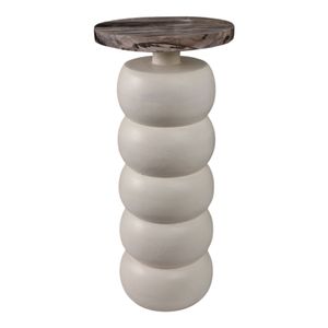 HARLEYHAVEN WHITE ACCENT TABLE 22 (IN) 1