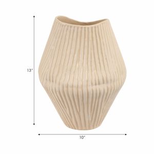 SYLVANGATE CREAM VASE 13 (IN) 10