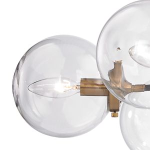 Boudreaux 28'' Wide 6-Light Chandelier - Matte Black with Antique Gold 2