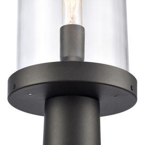 Hopkins 20.75'' High 1-Light Outdoor Post Light - Charcoal Black 3