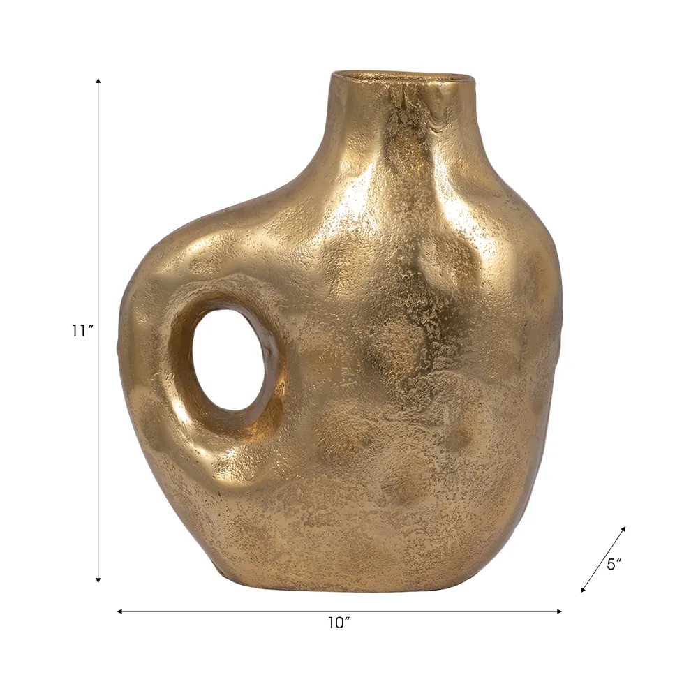 HALDENWORTH GOLD VASE 11 (IN)