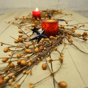 Long Legged Star Black/Tan 4ft Garland 1