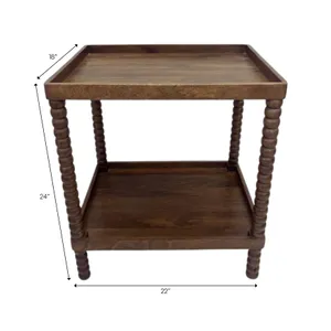 ELWIN BROWN TABLE 24 (IN) 4
