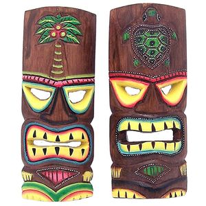 8" PAINTED TOTEM POLE 2-ASST 1