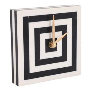 FARLEYMOOR WHITE CLOCK 6 (IN) 3