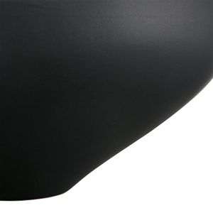 Greer Bowl - Tall Black and Gold Glazed 5