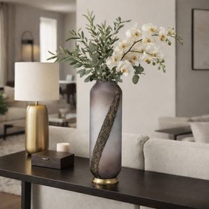 GAVINCLIFF PINK GLASS VASE 20 (IN) 2
