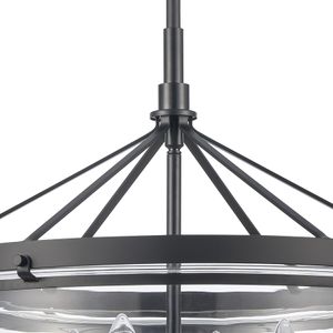 Boyer 18'' Wide 4-Light Pendant - Matte Black 3