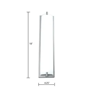 Alto 18'' High Integrated LED Sconce - Brushed Nickel 2