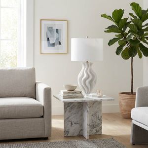 NICOLELEY WHITE LAMP 29 (IN) 2
