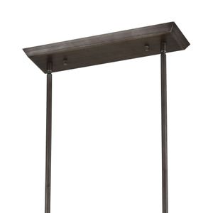 Rosslyn 40'' Wide 8-Light Linear Chandelier - Weathered Zinc 4