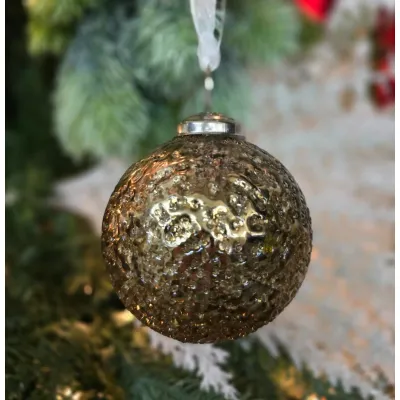 Butterscotch Ball Hanging Ornament 3.5in