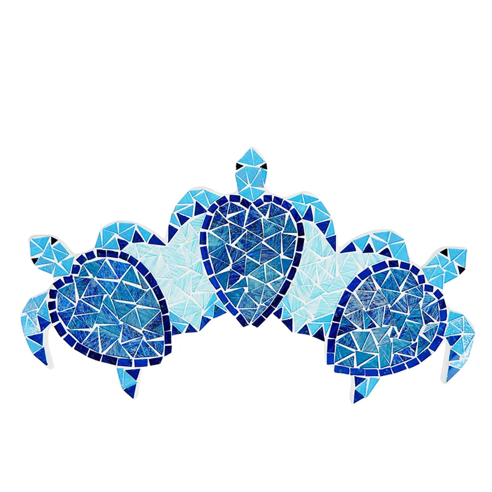 16-1/2" MOSAIC TURTLES