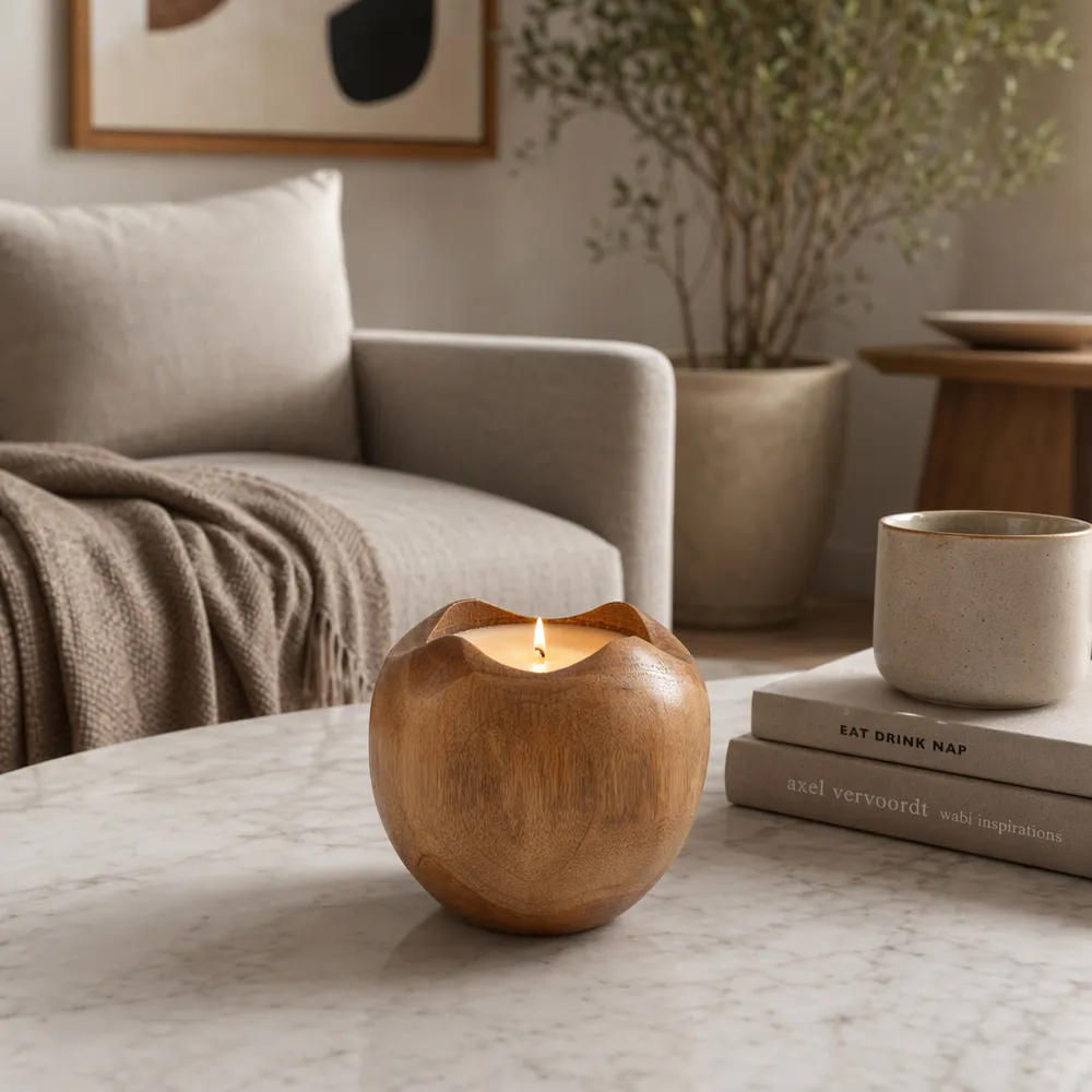 BRICEWELL BROWN CANDLE 7 (IN)