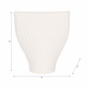 STORMTON IVORY VASE 9 (IN) 8