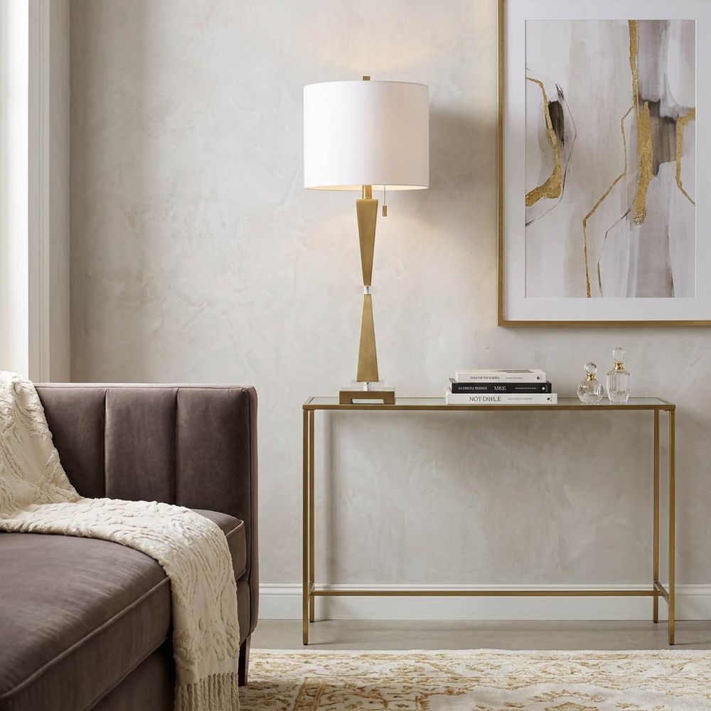 MAXWELLLEY GOLD LAMP 37 (IN)