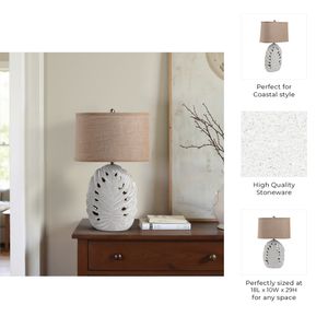 DRAPERBURN WHITE LAMP 29 (IN) 9