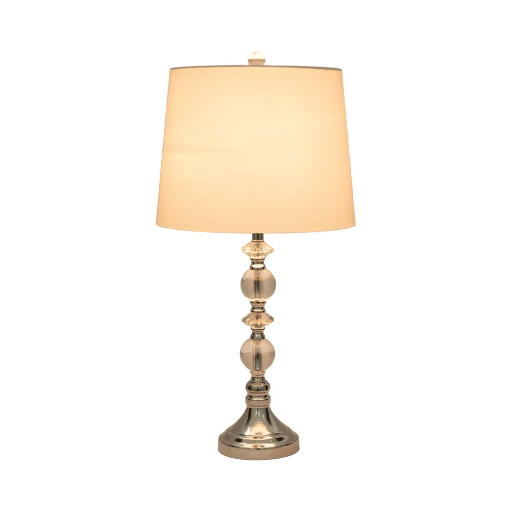 FARGOGATE SET OF 2 SILVER LAMPS 26 (IN)