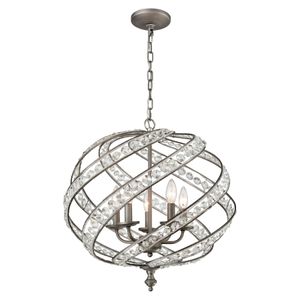 Renaissance 21'' Wide 5-Light Chandelier - Weathered Zinc 1