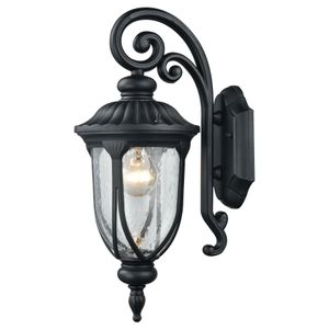 Derry Hill 17'' High 1-Light Outdoor Sconce - Matte Black 1