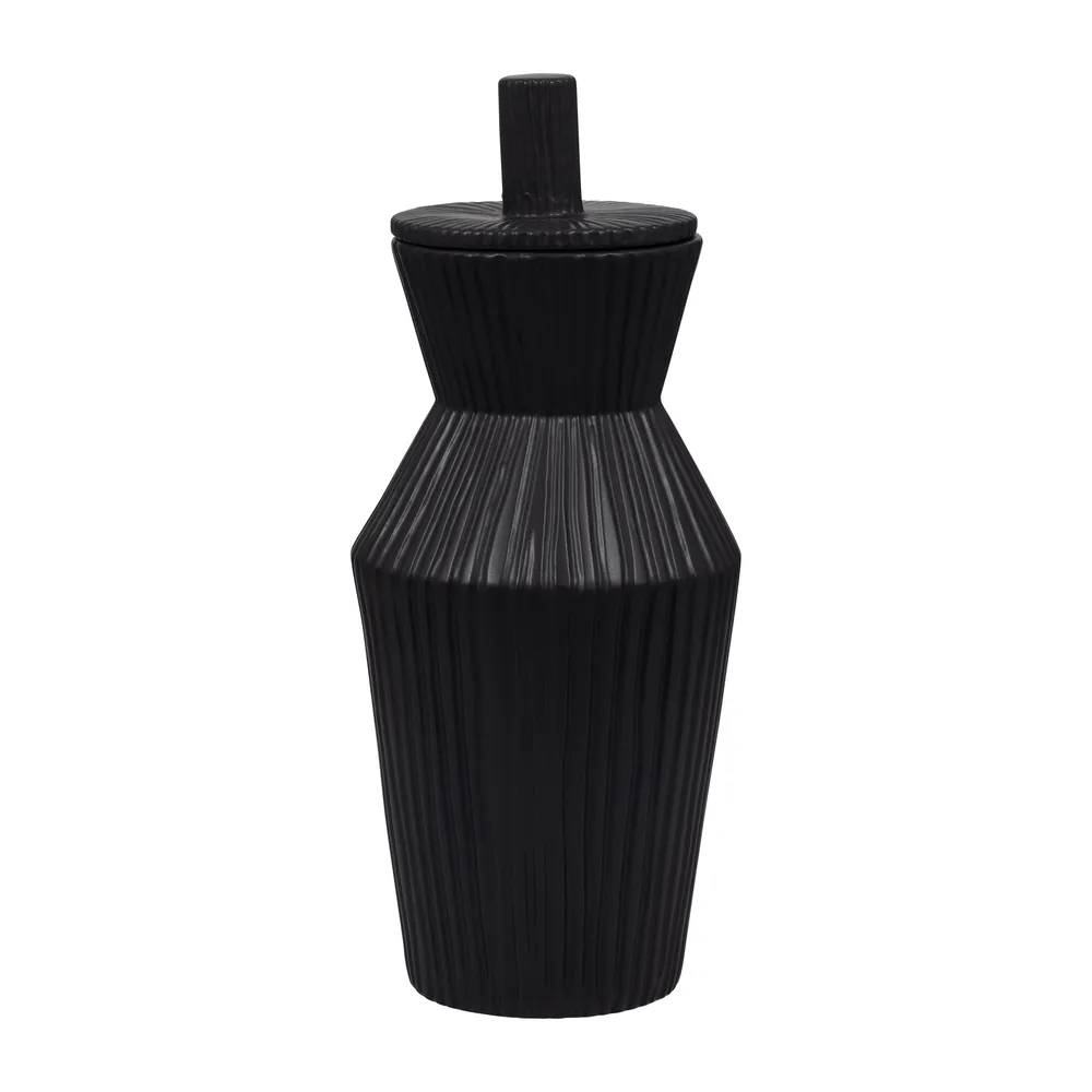 WRENTON BLACK VASE 20 (IN)