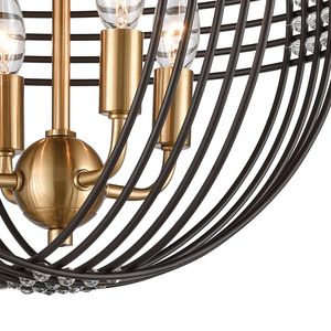 Concentric 16'' Wide 4-Light Semi Flush Mount - Oil Rubbed Bronze 5