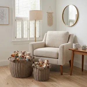 MARCCLIFF SET OF 2 BROWN STORAGE 12 (IN) 9