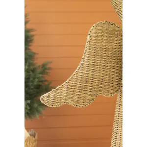 Set of 2 Large Woven Vine Angels 4