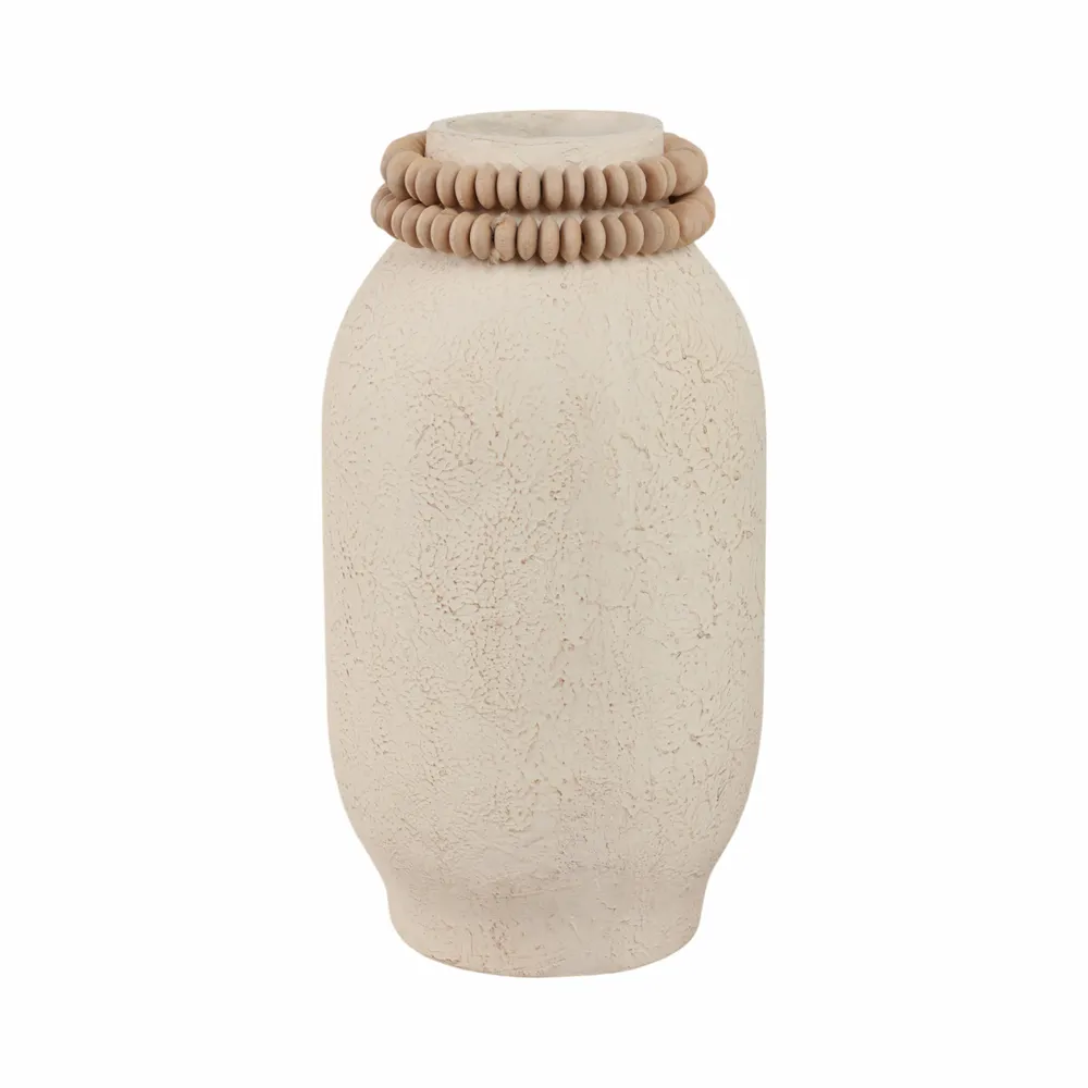 GLASTON IVORY VASE 16 (IN)