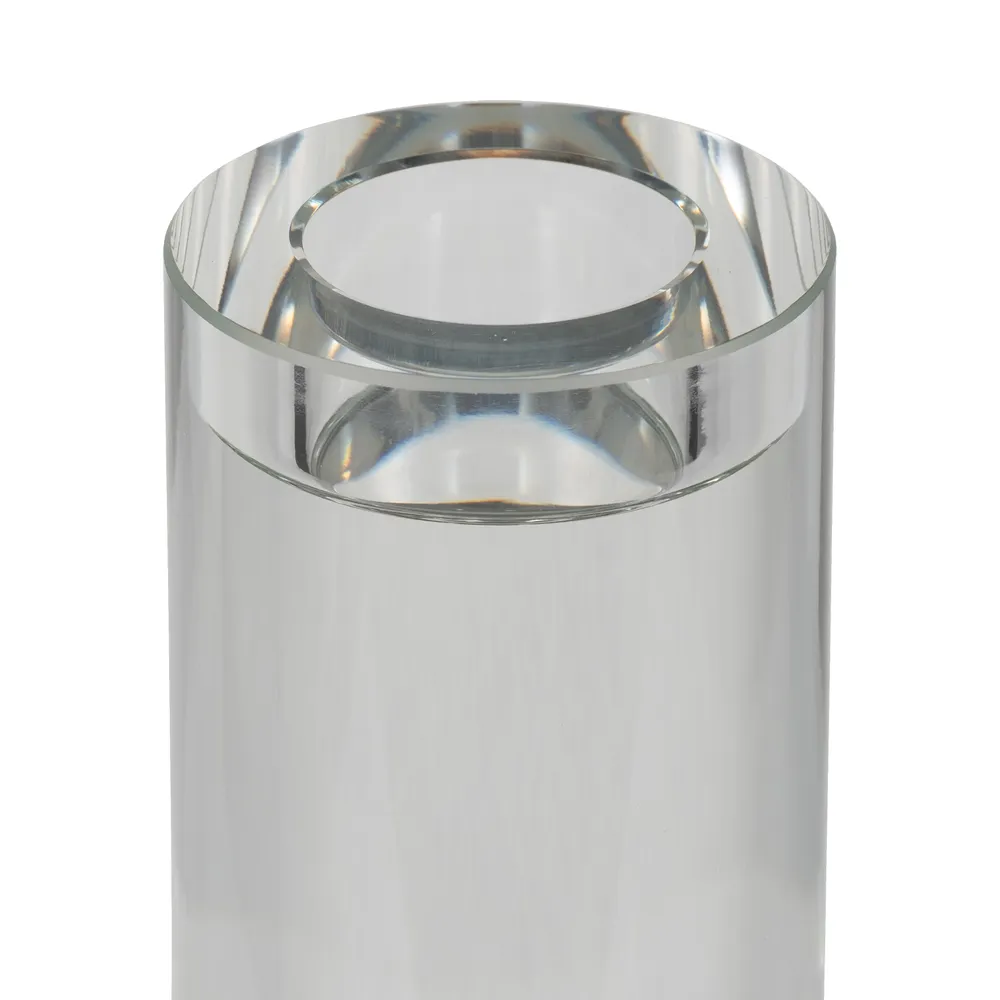 VERAFORD CLEAR CANDLESTICK 15 (IN)