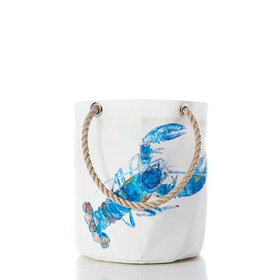 REPEAT LOBSTER CANVAS HIP BAG - SEAFOAM