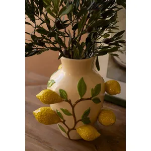 Ceramic Lemon Vase 3