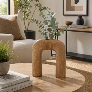 GUNNWORTH BROWN VASE 10 (IN) 12