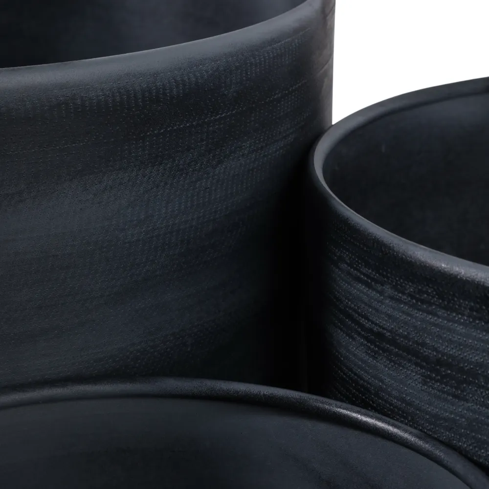 COVECLIFF SET OF 3 GRAY PLANTER 13 (IN)