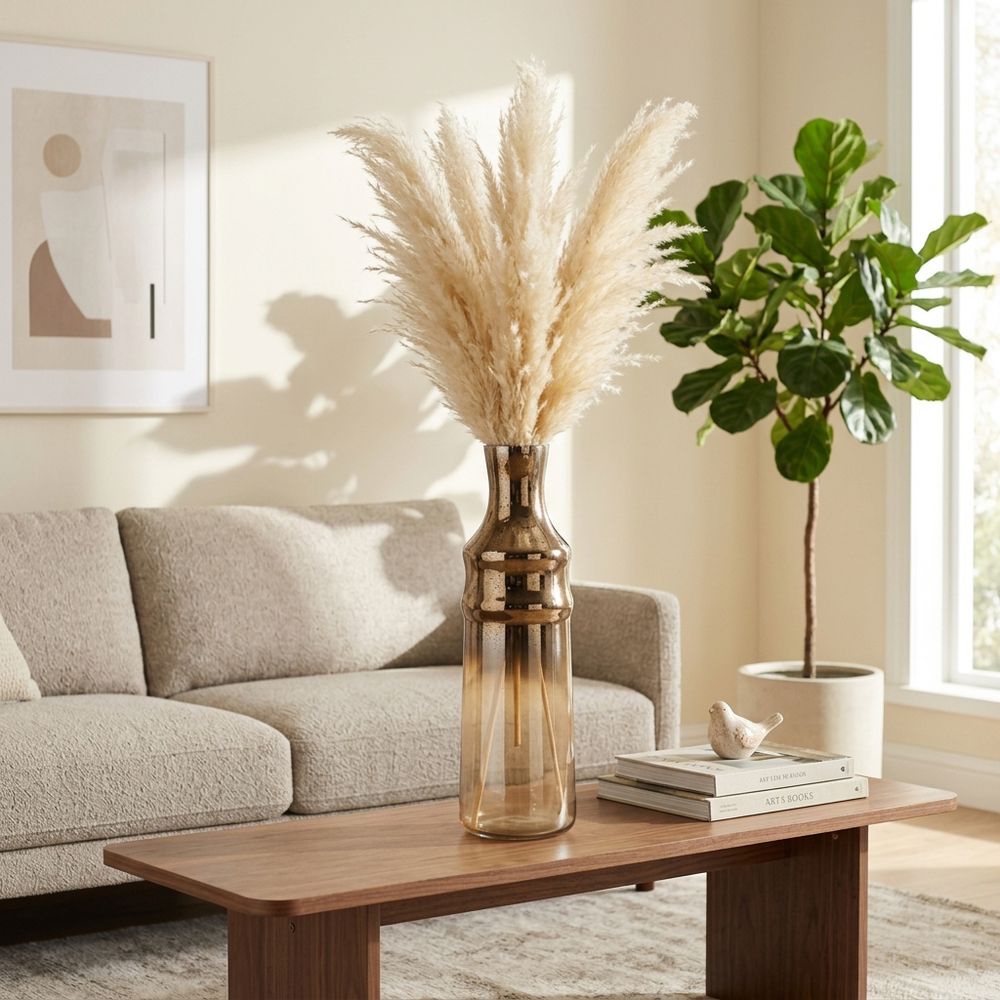 LONDONOAK BROWN GLASS VASE 24 (IN)