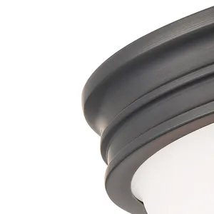 Galen 14'' Wide 3-Light Flush Mount - Oil Rubbed Bronze 3