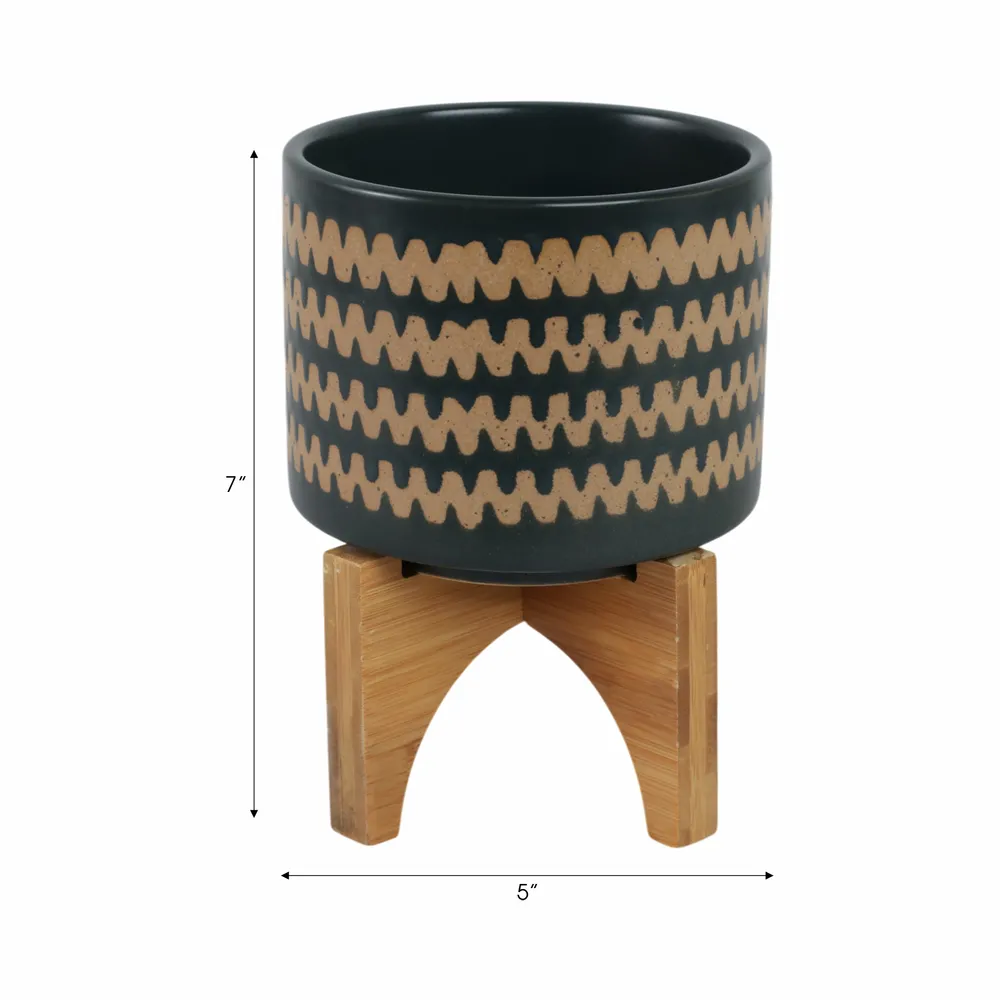 CADENROSE GREEN PLANTER 7 (IN)