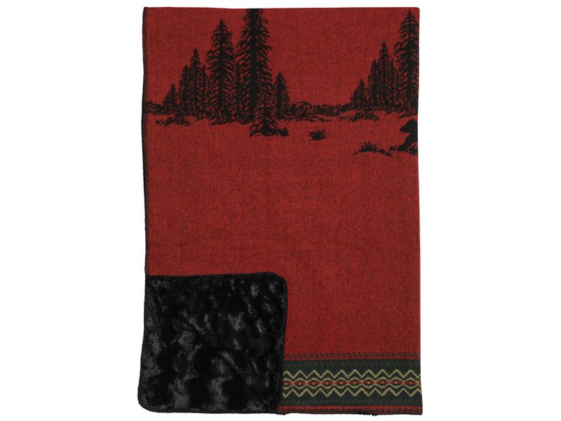 Premier Wooded River Bear - Throw 1