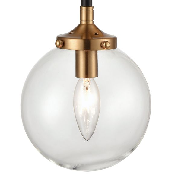 Boudreaux 21'' High 2-Light Sconce - Matte Black with Antique Gold