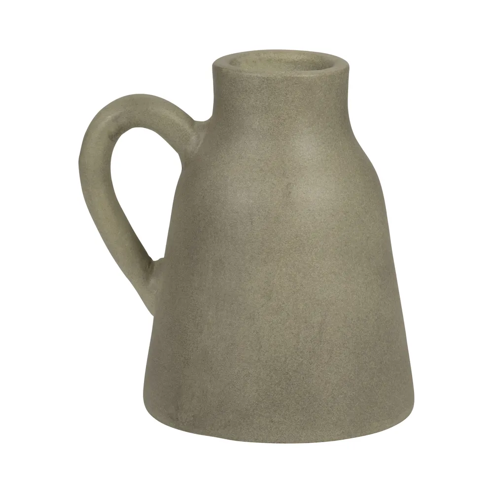SHERMANCLIFF GREEN VASE 9 (IN)