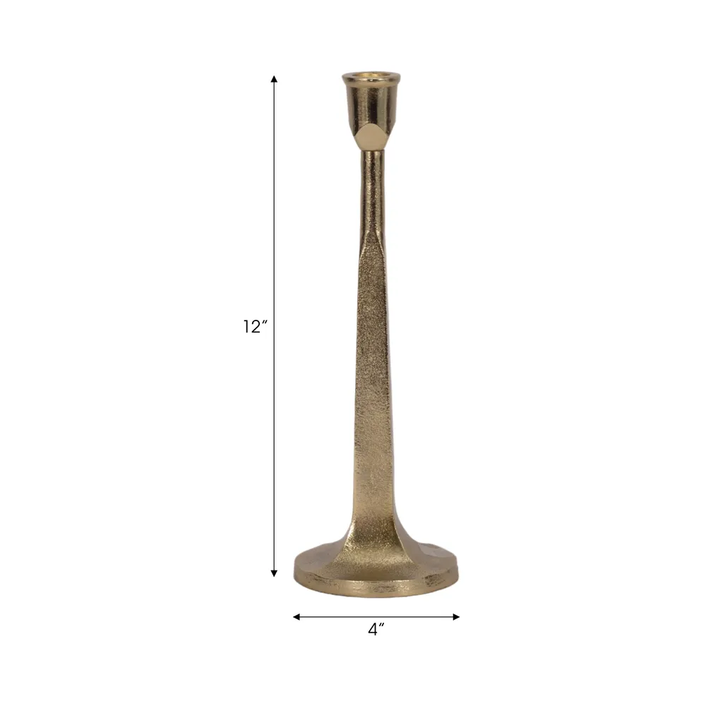 DALELEY GOLD CANDLE HOLDER 13 (IN)