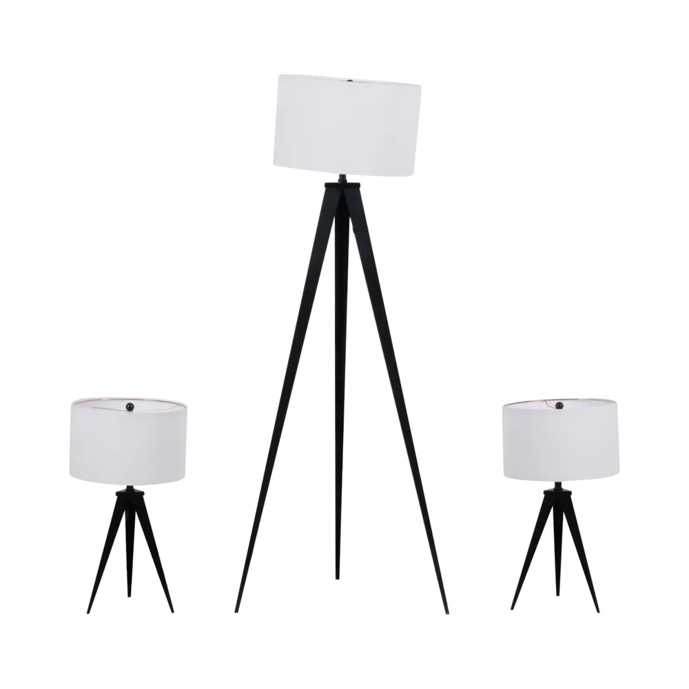 DASHPARK SET OF 3 BLACK LAMPS 60 (IN)
