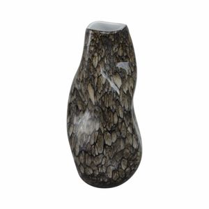 COLEGATE BROWN GLASS VASE 15 (IN) 4